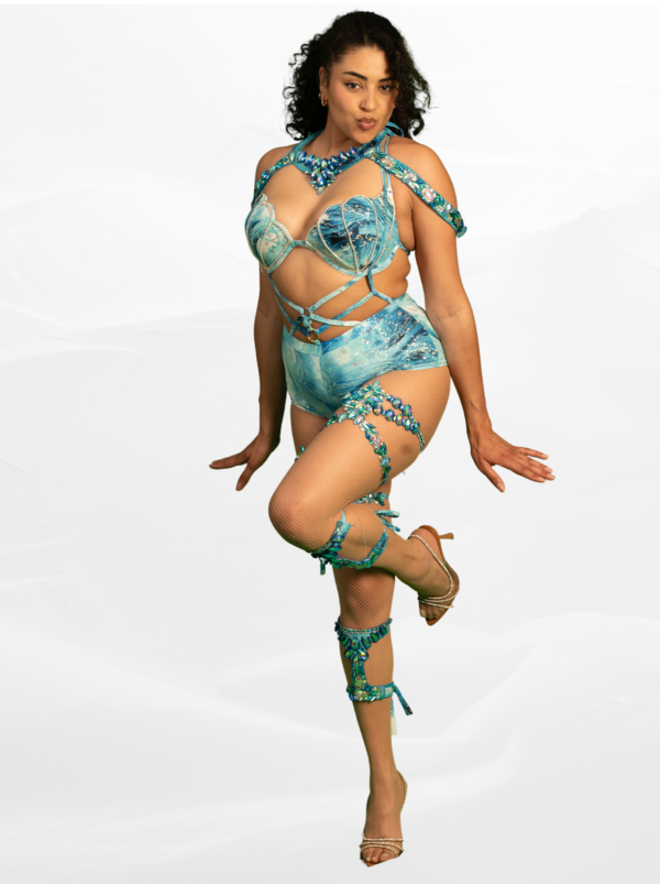 Aquamarine Glow Goddess - Midline/ Backline (Complete Below form in the Product description and activate the 10% discount) - Image 5