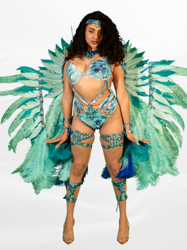 Aquamarine Glow Goddess - Midline/ Backline (Complete Below form in the Product description and activate the 10% discount)